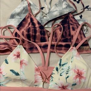 3 vs pink bralettes